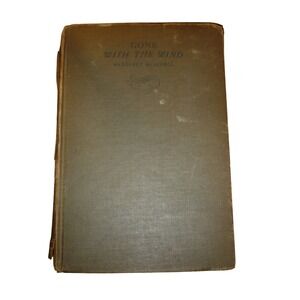 Gone With The Wind‎ Margaret Mitchell 1936 Hardcover October Printing Macmillan